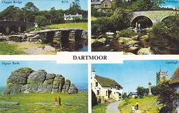 DARTMOOR BRIDGES, ROCKS, LUSTLEIGH, DIFFERENT VIEWS - Dartmoor