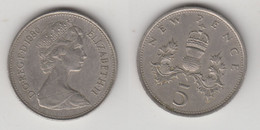 5 NEW PENCE 1980 - 5 Pence & 5 New Pence