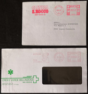 Clinica S. Rocco / Croce Verde - Meter EMA Freistempel - Fragment / Frammento - Postage Meters