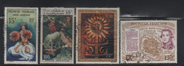 POLYNESIE  LOT DE TIMBRES OBLITERES  Les N° 3 - 7 - 77 Et 197 - Cote 15,00 Euros - Used Stamps