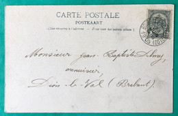 Belgique, Cachet BOURGLEOPOLD (BEVERLOO) 25.6.1905 Sur CPA - (C775) - Autres & Non Classés