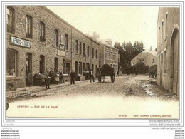 BERTRIX ..-- Rue GARE . 1905 Vers SARNEN En SUISSE ( Melle Blanche TURQUIN ) .  Attelage . Voir Verso . - Bertrix