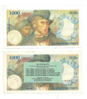 Billet La Blanche Porte 1 000 Francs OCCASION - Unclassified