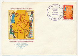 MADAGASCAR - Enveloppe FDC - Les Femmes, Pilier De La Révolution - 1er Jour Antananarivo 8/3/1979 - Madagascar (1960-...)
