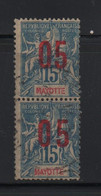 MAYOTTE  N° 23 Et 23 A - CHIFFRES ESPACES Attenant à Un Normal   - Cote 30,00 Euros - Used Stamps