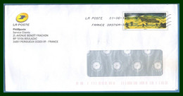 PAP De Service La Poste 6 Juin 1944 70é Anniv. Du Débarquement Obl. 2015 Militaria 2nd Guerre Mondiale - Prêts-à-poster:private Overprinting