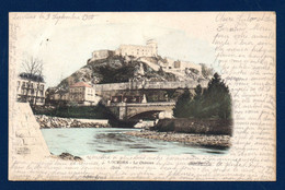 65. Lourdes. Le  Château Fort (Prison Royale Puis Prison D'Etat). Pont Vieux, Gave De Pau. 1900 - Lourdes