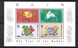 Hong - Kong 1987    Bloc  Cat Yt  N° 7  N** MNH+ - Blocks & Kleinbögen