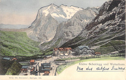 Suisse - Kleine Sheidegg Und Wetterhorn - Edit. Brennenstuhl - Colorisé - Motagne - Précurseur  - Carte Postale Ancienne - Sonstige & Ohne Zuordnung