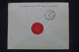 FINLANDE - Enveloppe Commerciale De Helsinki Pour La France En 1931 Avec Vignette Commerciale Au Dos - L 139902 - Lettres & Documents