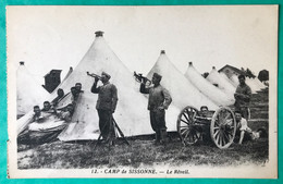 Belgique, CPA - 12. CAMP DE SISSONNE. - Le Réveil - (C799) - Sonstige & Ohne Zuordnung