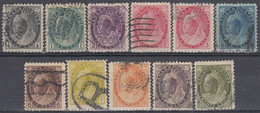 CANADA 1898-1903 Nº 62/72 USADO - Used Stamps