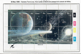 CISKEI 1986 - SPAZIO - COMETA DI HALLEY  - FOGLIETTO - MNH/** - Ciskei