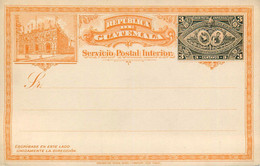 GUATEMALA - CARTE - ENTIER POSTAL - 3 CENTAVOS - ORANGE - EXPOSITION CENTRO AMERICANA - 1897 - TRES BON ETAT - Guatemala