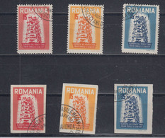 Anti-Europa 1956 Romania 3v Perforated & Imperforated  Used - Blue Value Perf. See Scan (58337) - 1958