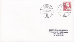 Denmark Brotype IId ESBJERG B. (**2.) (NOT In Catalogue) 1989 Cover Brief - Lettres & Documents