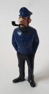 FIGURINE PUBLICITAIRE ESSO France Peinte -Tintin - CAPITAINE HADDOCK Avec Sa PIPE (2) 1973 - Tim & Struppi