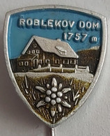 Roblekov Dom Slovenia Alpinism, Mountaineering Association CLIMBING PIN  C/1 - Alpinisme