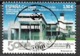 ESPAGNE SPANIEN SPAIN ESPAÑA 2021 50 YEARS UCAM UNIVERSIDAD COMPLUTENSE DE MADRID USED ED 5527 MI 5577 YT 5282 SC 4566 - Used Stamps