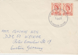 United Kingdom Cover Ca Scott Centenary Plymouth Devon 6 JUNE 1968 (TA197) - Polarforscher & Promis