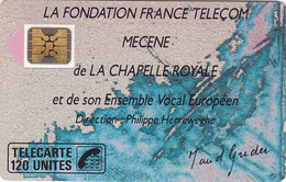 Telecarte  F78 V1 - Variété -  PUCE SC4 On - Chapelle Royale 3 - Surimpression Gordon - Luxe 1989 - 120 U - Errors And Oddities