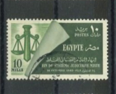 EGYPT-1949- ABOLITION OF MIXED COURTS STAMP, SG # 362, USED. - Used Stamps