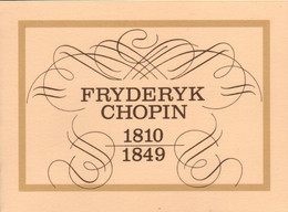 POLAND FRANCE SLANIA 1999 CHOPIN JOINT ISSUE FDC FOLDER Composers Music Piano Pianists Famous People - Covers & Documents