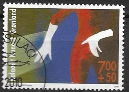 Groënland 2010, N° 537 Oblitéré Surtaxe Pour Théatre Silamiut - Used Stamps