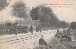 MILITARIAT - Les Grandes Manoeuvres - Magny St Médard - Cantine Du 2è Bat. - Popotte D'officier - Carte Postale Ancienne - Manovre