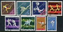 POLAND 1964 Olympic Games, Tokyo Used.  Michel 1514-21 - Used Stamps