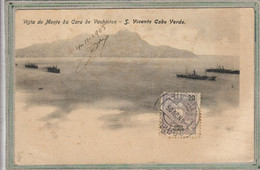 CPA - (CAP VERT) CABO-VERDE - S. VICENTE  , Vista Do Monte Da Cara De Vachinton - 1905 - Cap Vert