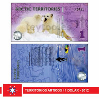 C2269# Territorios Árticos 2012. 1 Dolar Polar (UNC) P#ARC-1a.1 - Specimen