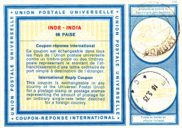 Inde India 98 Paise 1973 - Coupon-réponse IRC CRI - Buoni Risposte