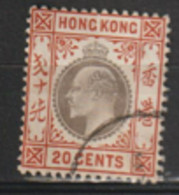 Hong Kong  1904  SG  83   20c  Fine Used - Oblitérés