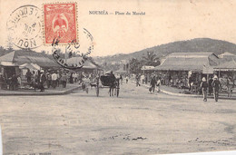 Nouvelle Calédonie - Nouméa - Place Du Marché - Edit. Raché - Animé - Charette - Carte Postale Ancienne - Neukaledonien