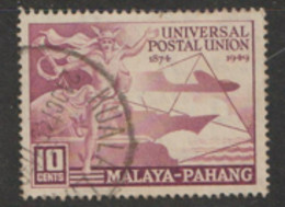Malaysia Pahang   1949  SG 49  10c  U  P U  Fine Used - Pahang