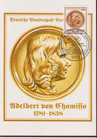 1981 Berlin MC, Mi:DE-BE 638, Yt:DE-BE 599, Adelbert Von Chamisso - Maximumkarten (MC)