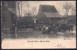 +++ CPA - HAINE ST PIERRE - Moulin Gorez - Attelage Cheval  - 1905   // - La Louvière