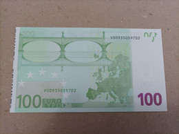 100 EURO SPANIEN(V) M001, DUISEMBERG, UNCIRCULATED, With Big Mistake In Edge Very Rare - 100 Euro