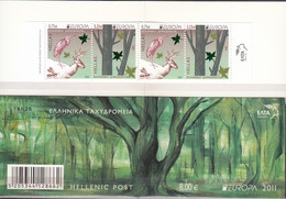 Hellas 2011 Yvert Carnet 2577 - 2578 Neuf ** Cote (2017) 24.00 Euro Europa CEPT Les Forêts - Carnets