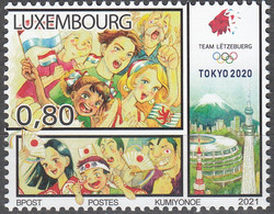 Luxembourg 2021 Jeux Olympiques à Tokyo Neuf ** - Unused Stamps