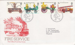 Fire Service On FDC - Complete Series 1766 - 1830 - 1863 - 1904 - Sapeurs-Pompiers