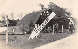 61 SAINT MICHEL DE LA FORET  Carte Photo Accident D'avion F.60 BN2 N°62 Bombardier Lourd écrasé Domaine Du "Bois Heux" - Accidentes