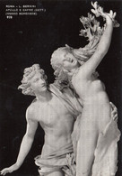 CARTOLINA  ROMA,LAZIO,MUSEO BORGHESE-BERNINI-APOLLO E DAFNE (DETT)-STORIA,CULTURA,MEMORIA,BELLA ITALIA,NON VIAGGIATA - Musei