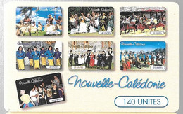 CARTE-PUCE-NOUVELLE-CALEDONIE-140U-NC60-GemB--PATCHWORCK De DANSES-UTILISE-V°N°00209-20000Ex-LUXE RARE - New Caledonia