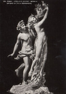 CARTOLINA  ROMA,LAZIO,MUSEO DI VILLA BORGHESE-BERNINI-APOLLO E DAFNE-STORIA,CULTURA,MEMORIA,BELLA ITALIA,NON VIAGGIATA - Musei