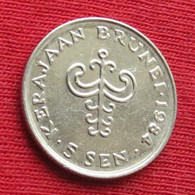 Brunei 5 Sen 1984 KM# 16 Lt 833 *VT - Brunei