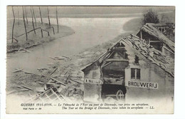 Dixmude - Le Débouché De L'Yser Au Pont De Dixmude,vue Prise En Aéroplane GUERRE 1914-1916    Visé Paris N° 39 - Diksmuide