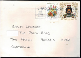 Australia 2015 South Australian Coat Of Arms Uprated PreStamped Envelope - Brieven En Documenten