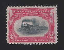 US #295 1901 Carmine & Black Perf 12 MNH VF SCV $42.50 - Nuevos